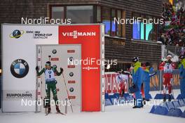 17.01.2019, Ruhpolding, Germany (GER): Dominik Windisch (ITA) -  IBU world cup biathlon, sprint men, Ruhpolding (GER). www.nordicfocus.com. © Tumashov/NordicFocus. Every downloaded picture is fee-liable.