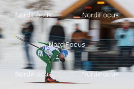 17.01.2019, Ruhpolding, Germany (GER): Lukas Hofer (ITA) -  IBU world cup biathlon, sprint men, Ruhpolding (GER). www.nordicfocus.com. © Tumashov/NordicFocus. Every downloaded picture is fee-liable.