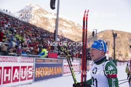 17.01.2019, Ruhpolding, Germany (GER): Lukas Hofer (ITA) -  IBU world cup biathlon, sprint men, Ruhpolding (GER). www.nordicfocus.com. © Manzoni/NordicFocus. Every downloaded picture is fee-liable.