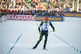 17.01.2019, Ruhpolding, Germany (GER): Arnd Peiffer (GER) -  IBU world cup biathlon, sprint men, Ruhpolding (GER). www.nordicfocus.com. © Manzoni/NordicFocus. Every downloaded picture is fee-liable.