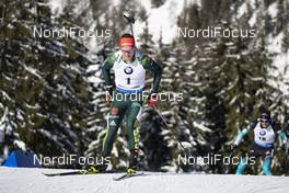 17.01.2019, Ruhpolding, Germany (GER): Philipp Horn (GER) -  IBU world cup biathlon, sprint men, Ruhpolding (GER). www.nordicfocus.com. © Manzoni/NordicFocus. Every downloaded picture is fee-liable.