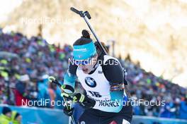 17.01.2019, Ruhpolding, Germany (GER): Julia Simon (FRA) -  IBU world cup biathlon, sprint women, Ruhpolding (GER). www.nordicfocus.com. © Manzoni/NordicFocus. Every downloaded picture is fee-liable.