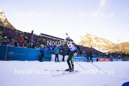 17.01.2019, Ruhpolding, Germany (GER): Vanessa Hinz (GER) -  IBU world cup biathlon, sprint women, Ruhpolding (GER). www.nordicfocus.com. © Manzoni/NordicFocus. Every downloaded picture is fee-liable.