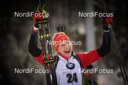 17.01.2019, Ruhpolding, Germany (GER): Anastasiya Kuzmina (SVK) -  IBU world cup biathlon, sprint women, Ruhpolding (GER). www.nordicfocus.com. ©Tumashov/NordicFocus. Every downloaded picture is fee-liable.