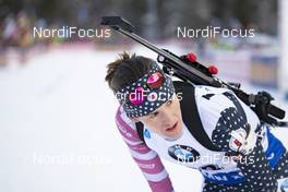 17.01.2019, Ruhpolding, Germany (GER): Clare Egan (USA) -  IBU world cup biathlon, sprint women, Ruhpolding (GER). www.nordicfocus.com. © Manzoni/NordicFocus. Every downloaded picture is fee-liable.