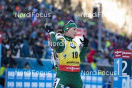 17.01.2019, Ruhpolding, Germany (GER): Dorothea Wierer (ITA) -  IBU world cup biathlon, sprint women, Ruhpolding (GER). www.nordicfocus.com. © Manzoni/NordicFocus. Every downloaded picture is fee-liable.