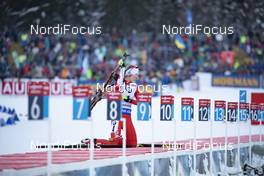 17.01.2019, Ruhpolding, Germany (GER): Emma Lunder (CAN) -  IBU world cup biathlon, sprint women, Ruhpolding (GER). www.nordicfocus.com. © Manzoni/NordicFocus. Every downloaded picture is fee-liable.