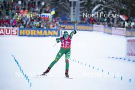 17.01.2019, Ruhpolding, Germany (GER): Lisa Vittozzi (ITA) -  IBU world cup biathlon, sprint women, Ruhpolding (GER). www.nordicfocus.com. © Manzoni/NordicFocus. Every downloaded picture is fee-liable.
