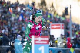 17.01.2019, Ruhpolding, Germany (GER): Lisa Vittozzi (ITA) -  IBU world cup biathlon, sprint women, Ruhpolding (GER). www.nordicfocus.com. © Manzoni/NordicFocus. Every downloaded picture is fee-liable.