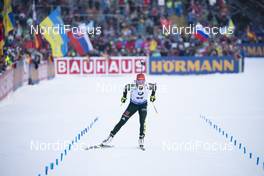17.01.2019, Ruhpolding, Germany (GER): Laura Dahlmeier (GER) -  IBU world cup biathlon, sprint women, Ruhpolding (GER). www.nordicfocus.com. © Manzoni/NordicFocus. Every downloaded picture is fee-liable.