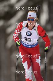 17.01.2019, Ruhpolding, Germany (GER): Sarah Beaudry (CAN) -  IBU world cup biathlon, sprint women, Ruhpolding (GER). www.nordicfocus.com. ©Tumashov/NordicFocus. Every downloaded picture is fee-liable.