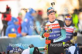 16.01.2019, Ruhpolding, Germany (GER): Quentin Fillon Maillet (FRA) -  IBU world cup biathlon, training, Ruhpolding (GER). www.nordicfocus.com. © Tumashov/NordicFocus. Every downloaded picture is fee-liable.