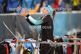 16.01.2019, Ruhpolding, Germany (GER): Celia Aymonier (FRA) -  IBU world cup biathlon, training, Ruhpolding (GER). www.nordicfocus.com. © Tumashov/NordicFocus. Every downloaded picture is fee-liable.