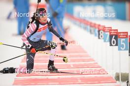 16.01.2019, Ruhpolding, Germany (GER): Clare Egan (USA) -  IBU world cup biathlon, training, Ruhpolding (GER). www.nordicfocus.com. © Tumashov/NordicFocus. Every downloaded picture is fee-liable.