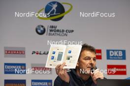 15.01.2019, Ruhpolding, Germany (GER): Alois Reiter (GER), chief of competition -  IBU world cup biathlon, training, Ruhpolding (GER). www.nordicfocus.com. © Manzoni/NordicFocus. Every downloaded picture is fee-liable.