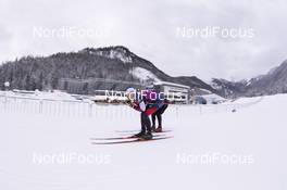 15.01.2019, Ruhpolding, Germany (GER): Event Feature: undefined technicians test skis -  IBU world cup biathlon, training, Ruhpolding (GER). www.nordicfocus.com. © Manzoni/NordicFocus. Every downloaded picture is fee-liable.