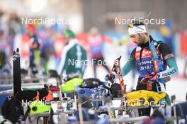 16.01.2019, Ruhpolding, Germany (GER): Martin Fourcade (FRA) -  IBU world cup biathlon, training, Ruhpolding (GER). www.nordicfocus.com. © Tumashov/NordicFocus. Every downloaded picture is fee-liable.
