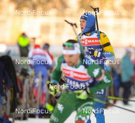 16.01.2019, Ruhpolding, Germany (GER): Sebastian Samuelsson (SWE) -  IBU world cup biathlon, training, Ruhpolding (GER). www.nordicfocus.com. © Tumashov/NordicFocus. Every downloaded picture is fee-liable.