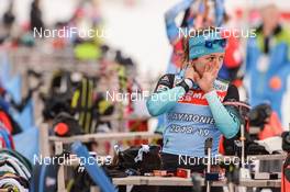 15.01.2019, Ruhpolding, Germany (GER): Celia Aymonier (FRA) -  IBU world cup biathlon, training, Ruhpolding (GER). www.nordicfocus.com. © Tumashov/NordicFocus. Every downloaded picture is fee-liable.