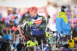 16.01.2019, Ruhpolding, Germany (GER): Johannes Kuehn (GER) -  IBU world cup biathlon, training, Ruhpolding (GER). www.nordicfocus.com. © Tumashov/NordicFocus. Every downloaded picture is fee-liable.