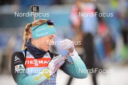 16.01.2019, Ruhpolding, Germany (GER): Anais Bescond (FRA) -  IBU world cup biathlon, training, Ruhpolding (GER). www.nordicfocus.com. © Tumashov/NordicFocus. Every downloaded picture is fee-liable.