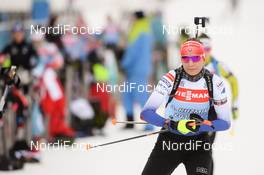 16.01.2019, Ruhpolding, Germany (GER): Anastasiya Kuzmina (SVK) -  IBU world cup biathlon, training, Ruhpolding (GER). www.nordicfocus.com. © Tumashov/NordicFocus. Every downloaded picture is fee-liable.