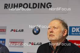 15.01.2019, Ruhpolding, Germany (GER): Claus Pichler (GER) Mayor of Ruhpolding -  IBU world cup biathlon, training, Ruhpolding (GER). www.nordicfocus.com. © Manzoni/NordicFocus. Every downloaded picture is fee-liable.