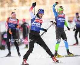 16.01.2019, Ruhpolding, Germany (GER): Jeremy Finello (SUI) -  IBU world cup biathlon, training, Ruhpolding (GER). www.nordicfocus.com. © Tumashov/NordicFocus. Every downloaded picture is fee-liable.