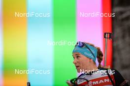 15.01.2019, Ruhpolding, Germany (GER): Anais Bescond (FRA) -  IBU world cup biathlon, training, Ruhpolding (GER). www.nordicfocus.com. © Tumashov/NordicFocus. Every downloaded picture is fee-liable.