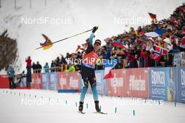 27.01.2019, Antholz, Italy (ITA): Quentin Fillon Maillet (FRA) -  IBU world cup biathlon, mass men, Antholz (ITA). www.nordicfocus.com. © Manzoni/NordicFocus. Every downloaded picture is fee-liable.