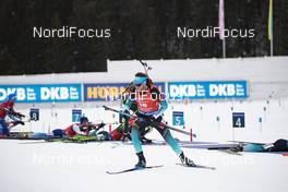 27.01.2019, Antholz, Italy (ITA): Antonin Guigonnat (FRA) -  IBU world cup biathlon, mass men, Antholz (ITA). www.nordicfocus.com. © Manzoni/NordicFocus. Every downloaded picture is fee-liable.