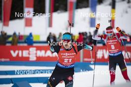 27.01.2019, Antholz, Italy (ITA): Emilien Jacquelin (FRA) -  IBU world cup biathlon, mass men, Antholz (ITA). www.nordicfocus.com. © Manzoni/NordicFocus. Every downloaded picture is fee-liable.