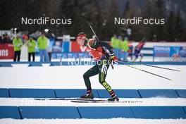 27.01.2019, Antholz, Italy (ITA): Benedikt Doll (GER) -  IBU world cup biathlon, mass men, Antholz (ITA). www.nordicfocus.com. © Manzoni/NordicFocus. Every downloaded picture is fee-liable.