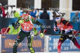 27.01.2019, Antholz, Italy (ITA): Johannes Kuehn (GER) -  IBU world cup biathlon, mass men, Antholz (ITA). www.nordicfocus.com. © Manzoni/NordicFocus. Every downloaded picture is fee-liable.