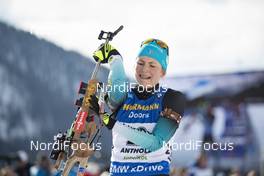 27.01.2019, Antholz, Italy (ITA): Justine Braisaz (FRA) -  IBU world cup biathlon, mass women, Antholz (ITA). www.nordicfocus.com. © Manzoni/NordicFocus. Every downloaded picture is fee-liable.