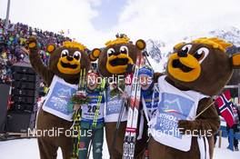 27.01.2019, Antholz, Italy (ITA): Laura Dahlmeier (GER), Vanessa Hinz (GER), (l-r) -  IBU world cup biathlon, mass women, Antholz (ITA). www.nordicfocus.com. © Manzoni/NordicFocus. Every downloaded picture is fee-liable.