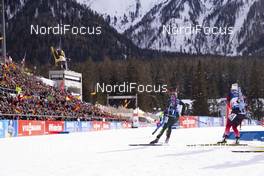 27.01.2019, Antholz, Italy (ITA): Vanessa Hinz (GER), Tiril Eckhoff (NOR), (l-r) -  IBU world cup biathlon, mass women, Antholz (ITA). www.nordicfocus.com. © Manzoni/NordicFocus. Every downloaded picture is fee-liable.