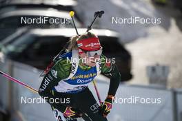 27.01.2019, Antholz, Italy (ITA): Franziska Hildebrand (GER) -  IBU world cup biathlon, mass women, Antholz (ITA). www.nordicfocus.com. © Manzoni/NordicFocus. Every downloaded picture is fee-liable.