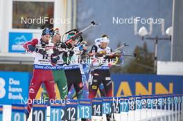 26.01.2019, Antholz, Italy (ITA): Andrejs Rastorgujevs (LAT), Dominik Windisch (ITA), (l-r) -  IBU world cup biathlon, pursuit men, Antholz (ITA). www.nordicfocus.com. © Manzoni/NordicFocus. Every downloaded picture is fee-liable.