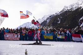26.01.2019, Antholz, Italy (ITA): Simon Eder (AUT) -  IBU world cup biathlon, pursuit men, Antholz (ITA). www.nordicfocus.com. © Manzoni/NordicFocus. Every downloaded picture is fee-liable.