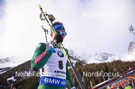 26.01.2019, Antholz, Italy (ITA): Lukas Hofer (ITA) -  IBU world cup biathlon, pursuit men, Antholz (ITA). www.nordicfocus.com. © Manzoni/NordicFocus. Every downloaded picture is fee-liable.