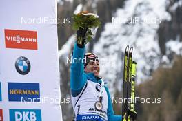 26.01.2019, Antholz, Italy (ITA): Quentin Fillon Maillet (FRA) -  IBU world cup biathlon, pursuit men, Antholz (ITA). www.nordicfocus.com. © Manzoni/NordicFocus. Every downloaded picture is fee-liable.