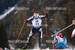 26.01.2019, Antholz, Italy (ITA): Florent Claude (BEL) -  IBU world cup biathlon, pursuit men, Antholz (ITA). www.nordicfocus.com. © Manzoni/NordicFocus. Every downloaded picture is fee-liable.