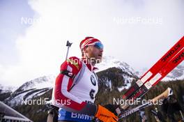 26.01.2019, Antholz, Italy (ITA): Simon Eder (AUT) -  IBU world cup biathlon, pursuit men, Antholz (ITA). www.nordicfocus.com. © Manzoni/NordicFocus. Every downloaded picture is fee-liable.