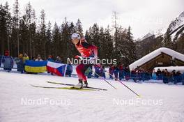 26.01.2019, Antholz, Italy (ITA): Ingrid Landmark Tandrevold (NOR) -  IBU world cup biathlon, pursuit women, Antholz (ITA). www.nordicfocus.com. © Manzoni/NordicFocus. Every downloaded picture is fee-liable.