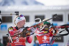 26.01.2019, Antholz, Italy (ITA): Marte Olsbu Roeiseland (NOR) -  IBU world cup biathlon, pursuit women, Antholz (ITA). www.nordicfocus.com. © Manzoni/NordicFocus. Every downloaded picture is fee-liable.