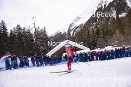 26.01.2019, Antholz, Italy (ITA): Tiril Eckhoff (NOR) -  IBU world cup biathlon, pursuit women, Antholz (ITA). www.nordicfocus.com. © Manzoni/NordicFocus. Every downloaded picture is fee-liable.