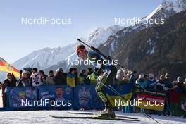 25.01.2019, Antholz, Italy (ITA): Johannes Kuehn (GER) -  IBU world cup biathlon, sprint men, Antholz (ITA). www.nordicfocus.com. © Manzoni/NordicFocus. Every downloaded picture is fee-liable.