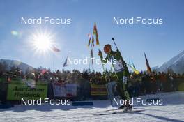25.01.2019, Antholz, Italy (ITA): Benedikt Doll (GER) -  IBU world cup biathlon, sprint men, Antholz (ITA). www.nordicfocus.com. © Manzoni/NordicFocus. Every downloaded picture is fee-liable.
