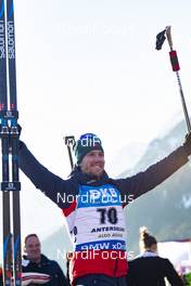 25.01.2019, Antholz, Italy (ITA): Erlend Bjoentegaard (NOR) -  IBU world cup biathlon, sprint men, Antholz (ITA). www.nordicfocus.com. © Manzoni/NordicFocus. Every downloaded picture is fee-liable.